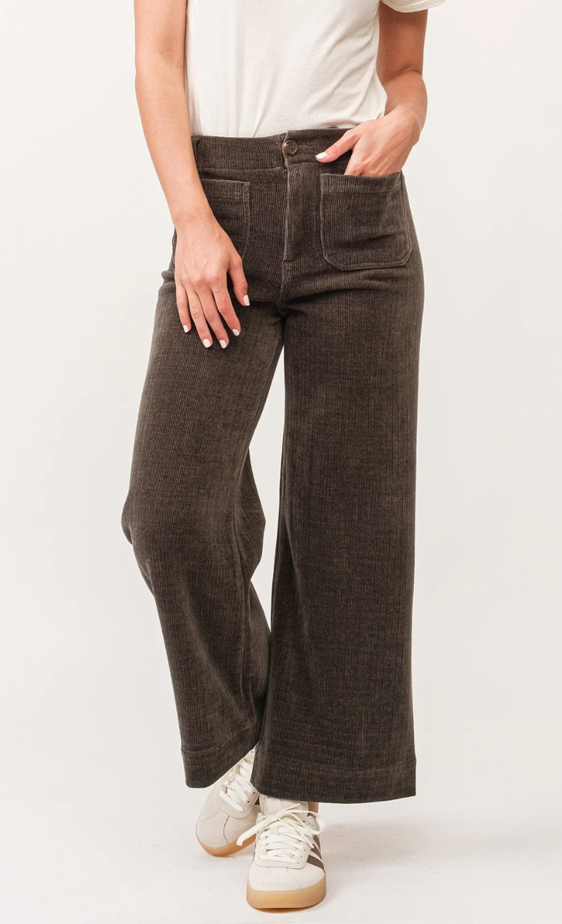 Audrey High Rise Wide Leg Pant