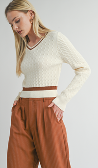 Lois Cable Sweater