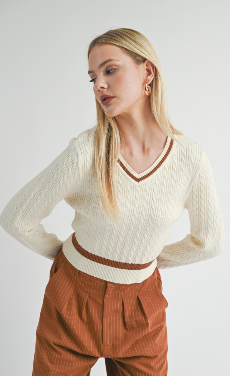 Lois Cable Sweater