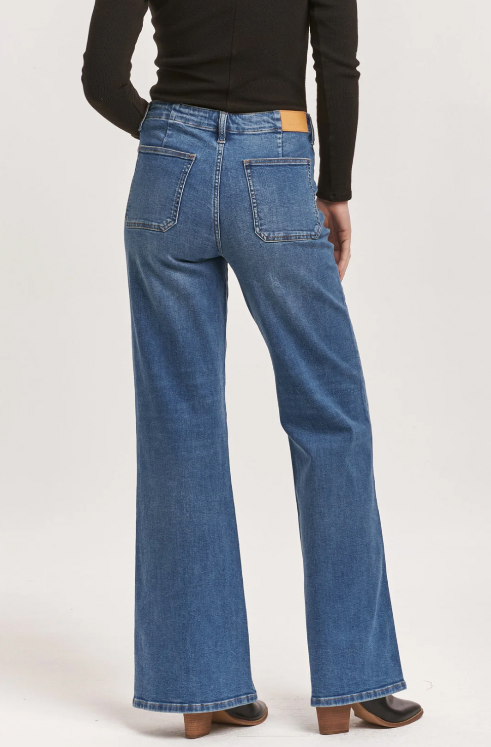 James High Rise Wide Leg Jeans