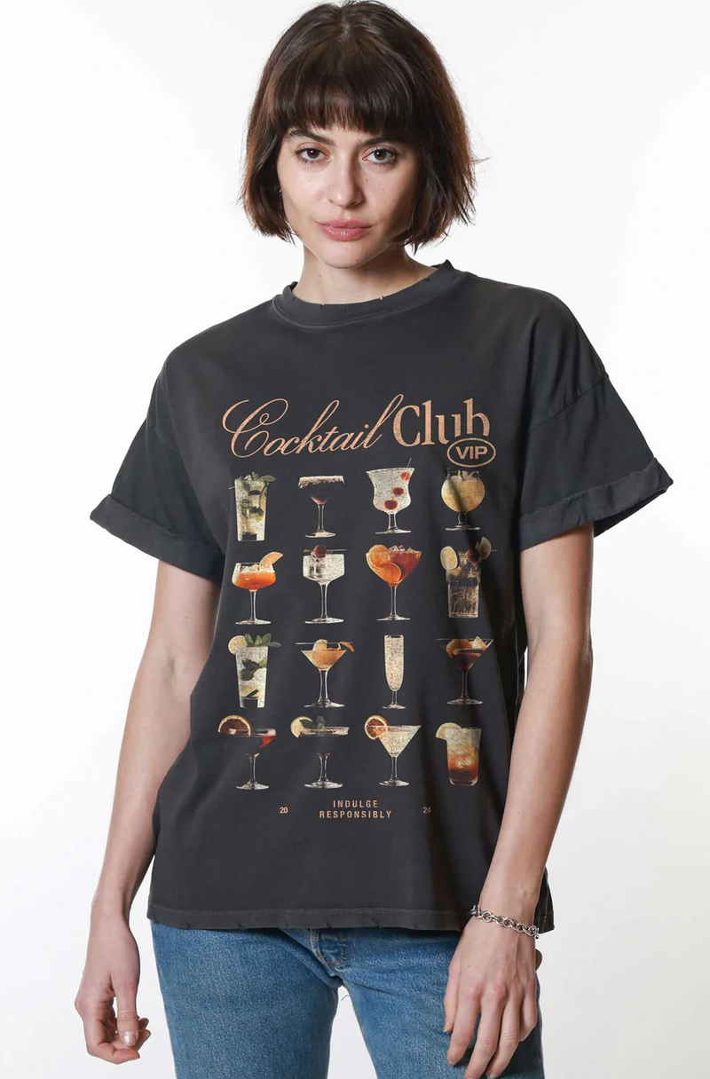 Cocktail Club Boyfriend Tee