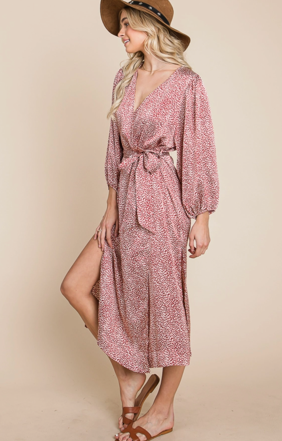 Celestine Wrap Maxi Dress