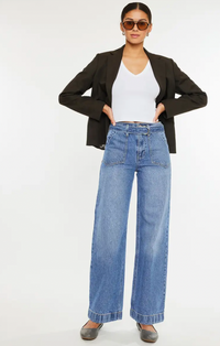 Milani Belted Ultra High Rise Wide leg jean