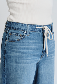 Catherine Drawstring Baggy Wide Leg Jean