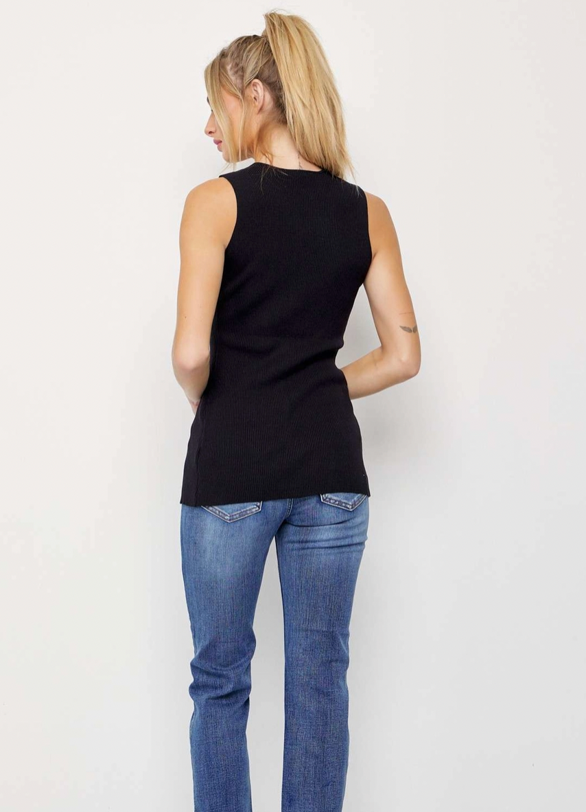 Kissel Knit Tank - Black