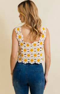 Daisy Crochet Top