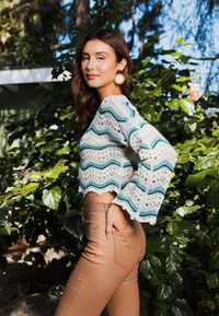 Linelly Crochet Top