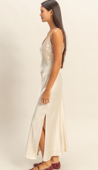 Ascella Satin Midi Dress