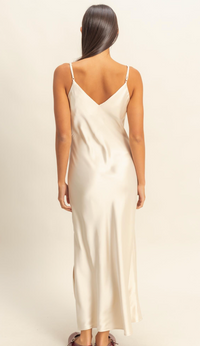 Ascella Satin Midi Dress