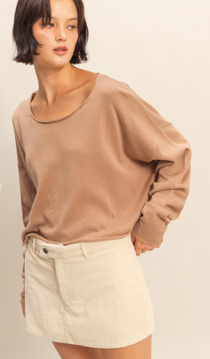 Quinn Sweater - Dark Taupe