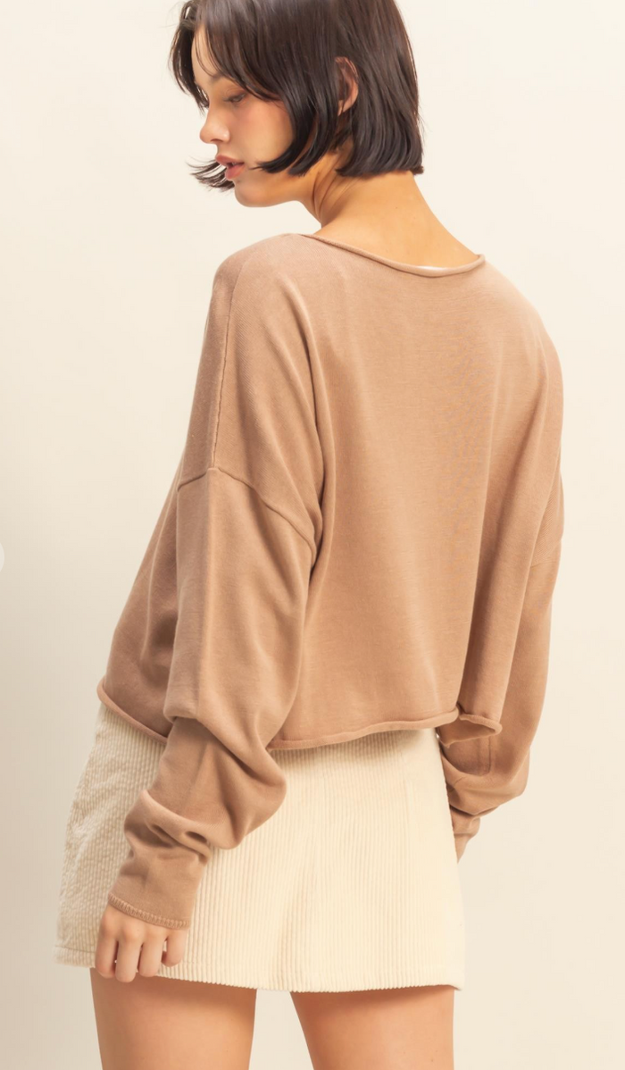Quinn Sweater - Dark Taupe