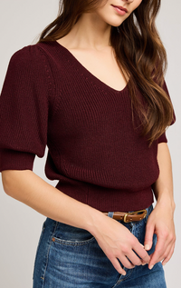 Phoebe Pullover Sweater - Merlot