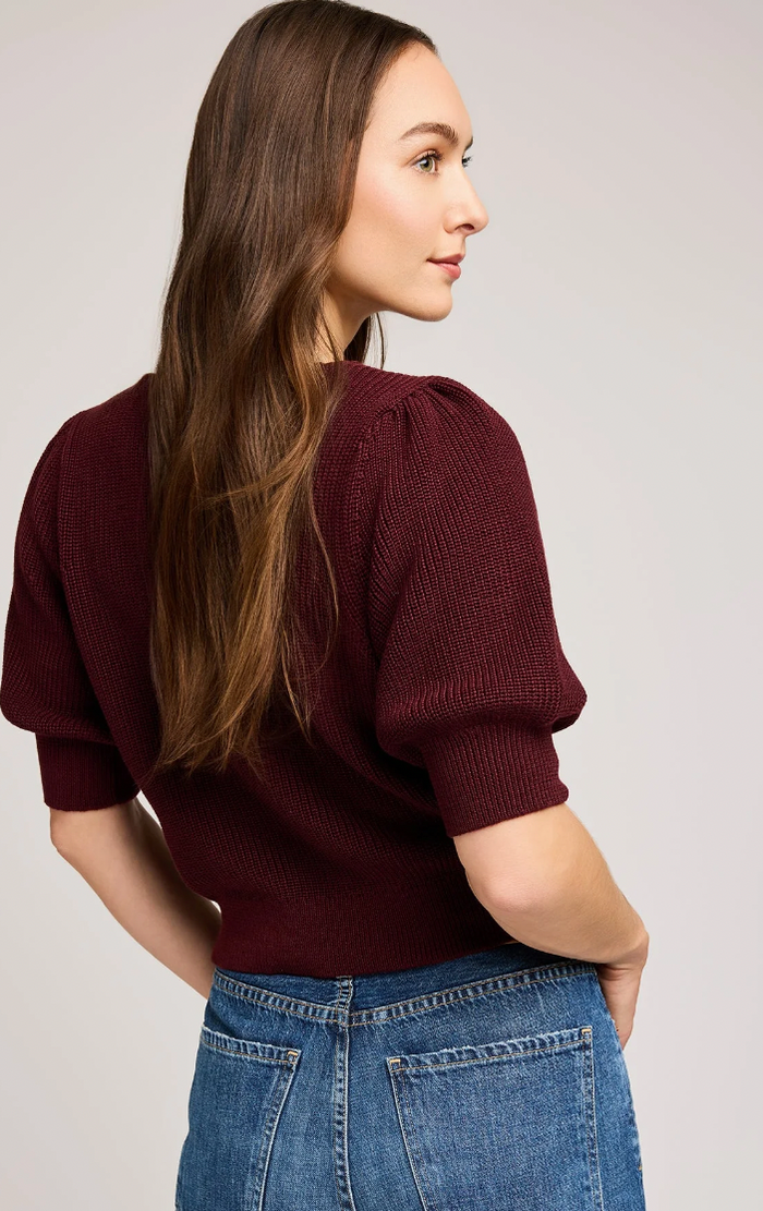 Phoebe Pullover Sweater - Merlot