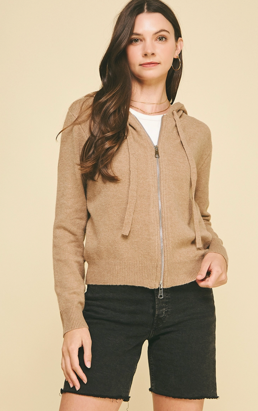 Aleena Zip Up Sweater