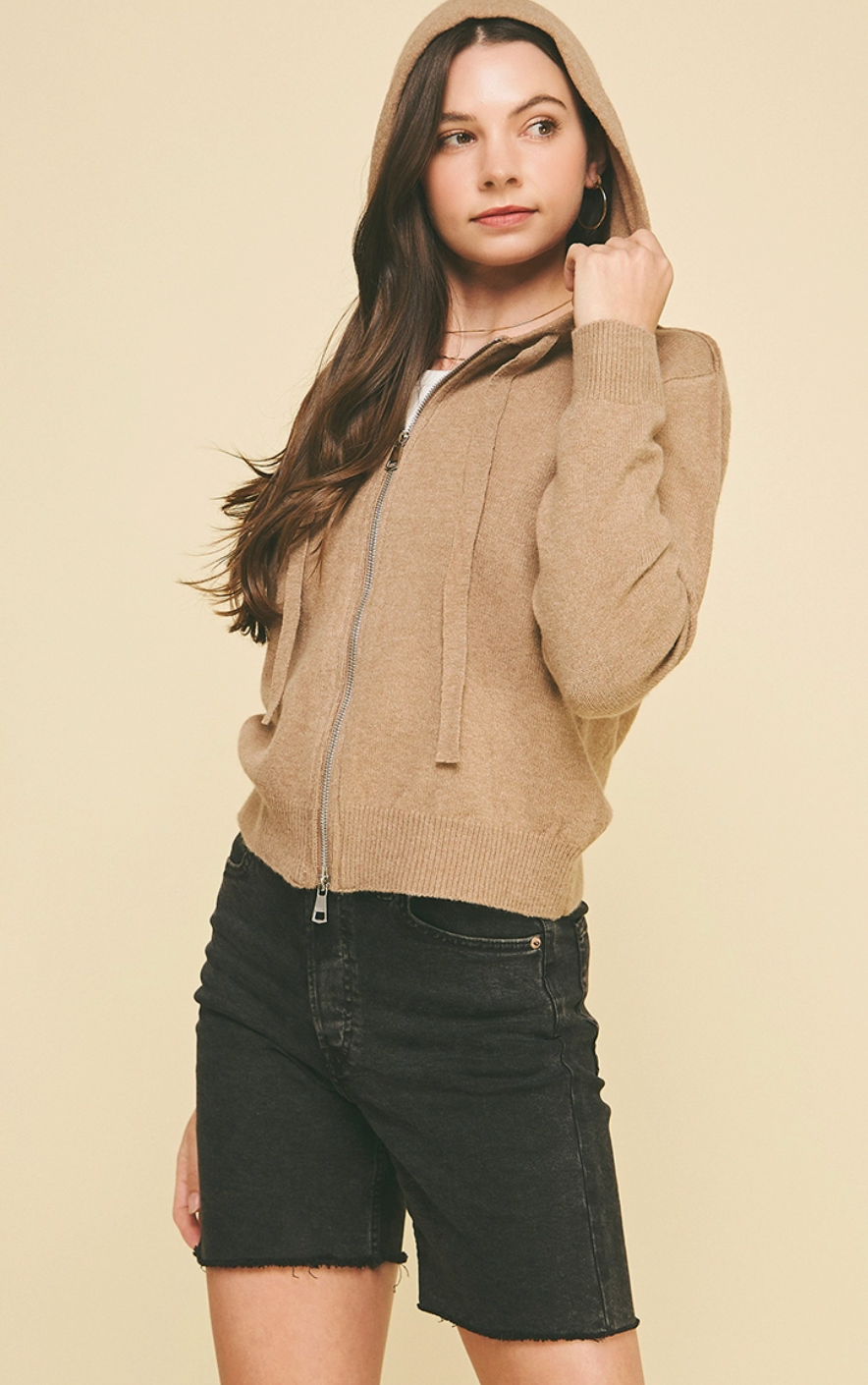 Aleena Zip Up Sweater
