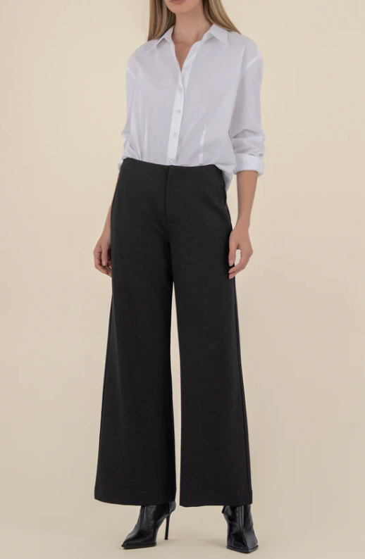 Meg Ponti High Rise Wide Leg Trouser