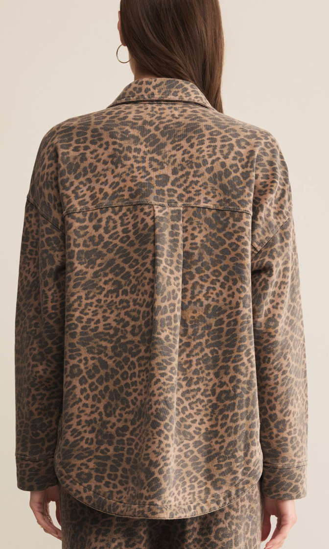 All-Day Shacket- Leopard