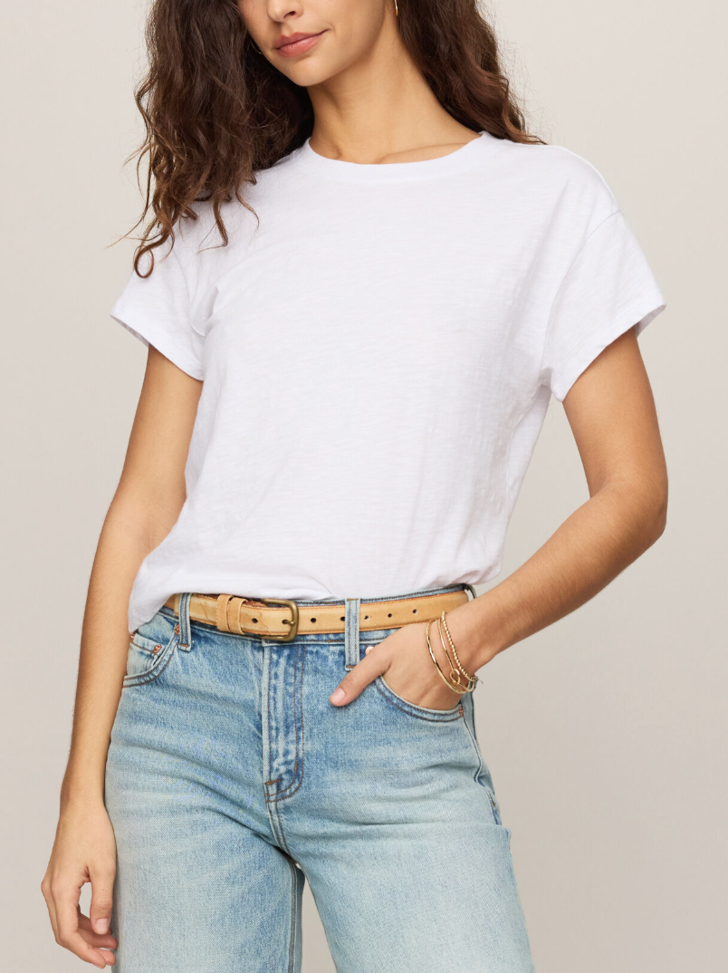 Modern Slub Tee - White