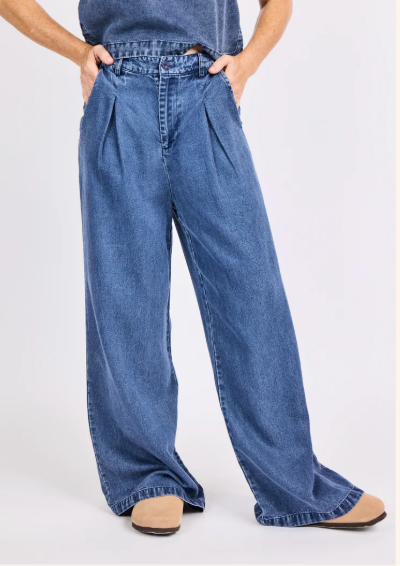 Its Pouring Pleated Wide Leg Pants