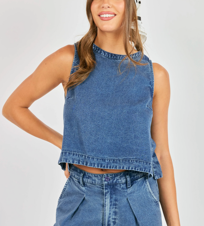 Its Pouring Top Sleeveless Top