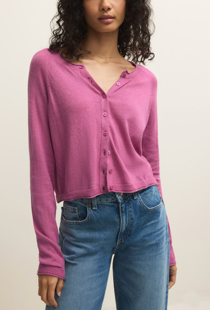 Perfect Layer Cardigan - Pink