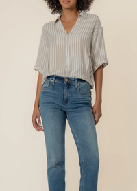 Donna Striped Top