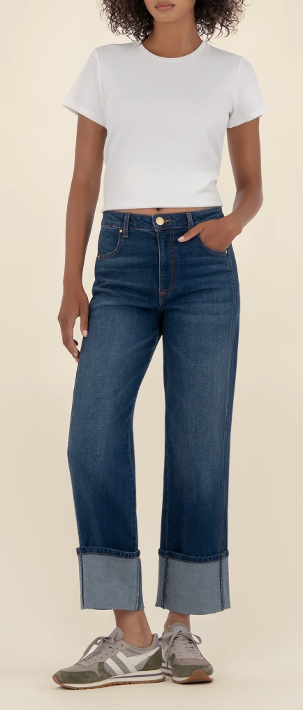 Sienna High Rise Straight Leg - Dark Wash