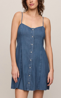 Angel Eyes Denim Mini Dress