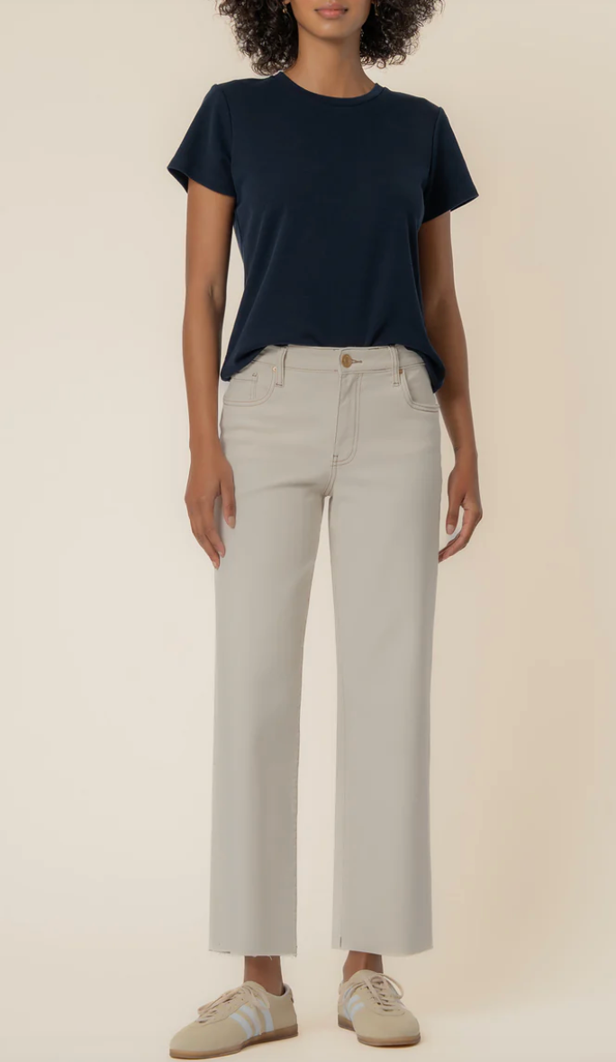 Charlotte High Rise Jeans - Cream