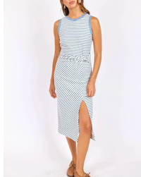 Baby Bud Stripe Midi Dress