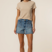 Jane High Rise Shorts - Medium Wash