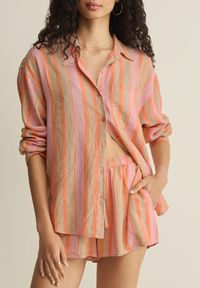 Perfect Striped Button Up