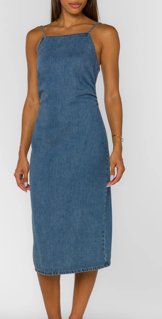 Karissa Denim Midi Dress