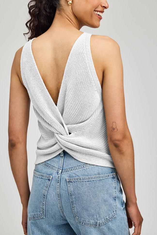 Kelsie Knit Top - White