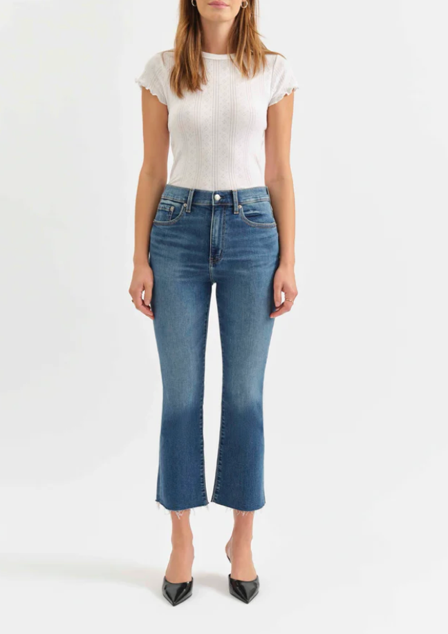 Shy Girl High Rise Ankle Flare - Influencer