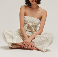 Zoe Strapless Jumpsuit - Ivy Floral