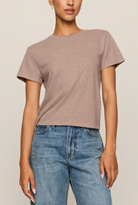 Tourist Knit Jersey Tee - Heather Ash