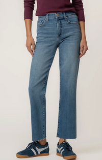 Avery High Rise Straight Leg - Light Wash