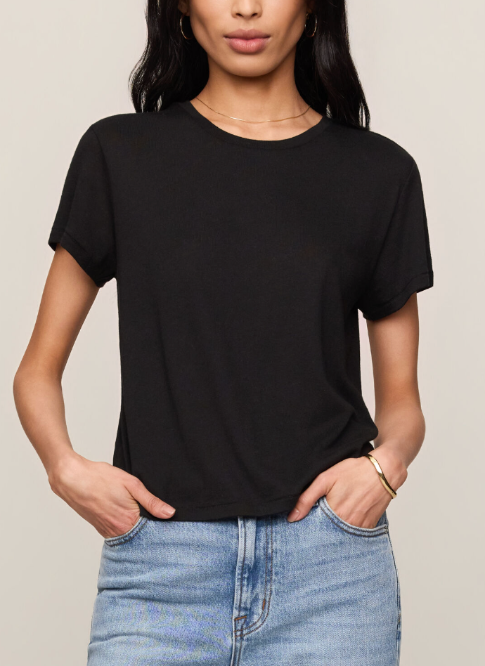 Tourist Knit Jersey Tee - Black