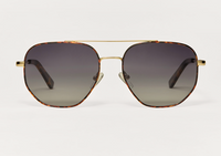 Highway Sunglasses - Gold Tortoise/Grey