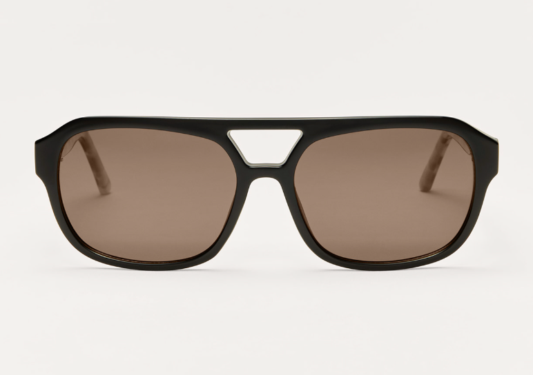 After Hour Aviator Sunglasses - Black Tortoise