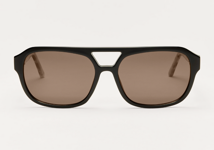 After Hour Aviator Sunglasses - Black Tortoise