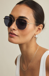 Highway Sunglasses - Gold/Grey