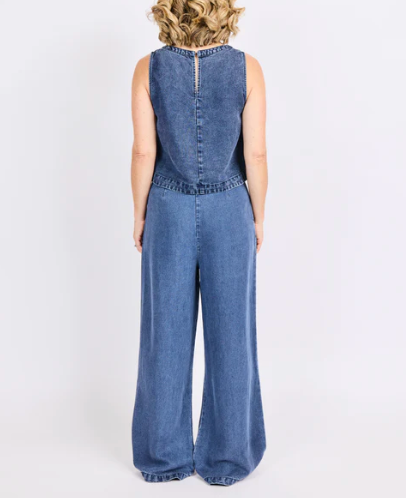 Its Pouring Pleated Wide Leg Pants