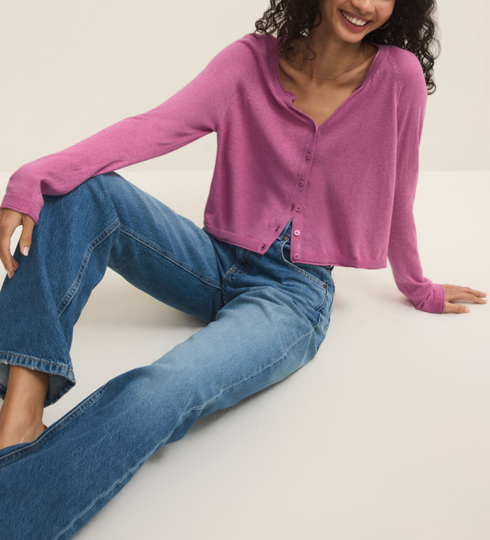 Perfect Layer Cardigan - Pink