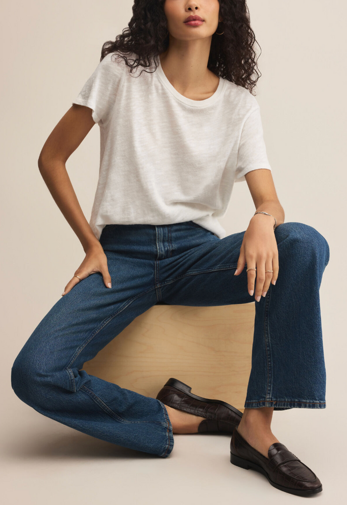 Foundation Slub Tee - White