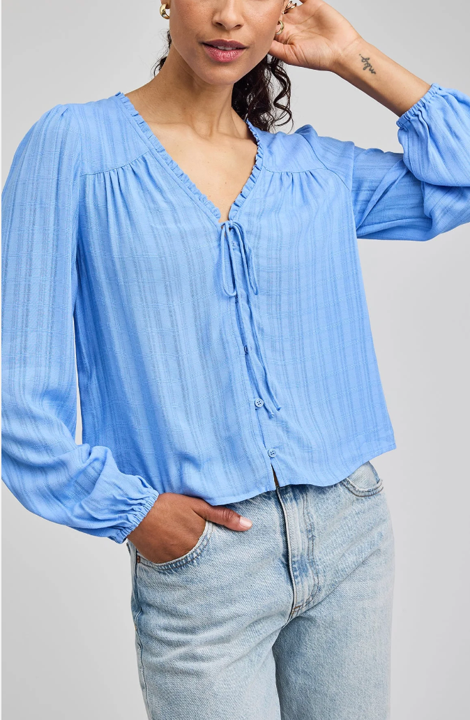 Vanessa Blouse - Blue