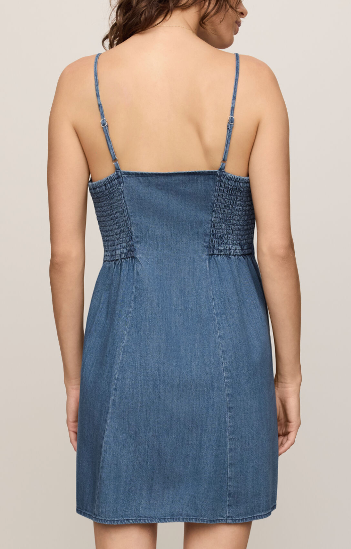Angel Eyes Denim Mini Dress