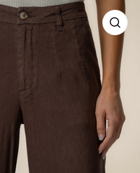 Meg Linen Pants - Brown