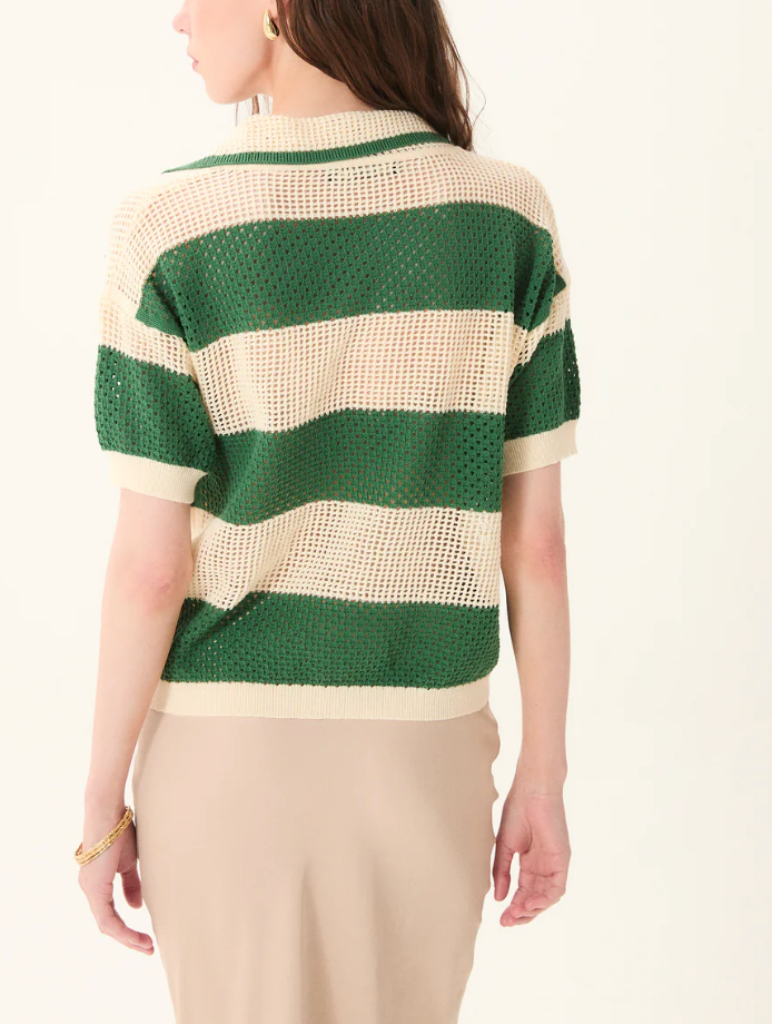 Chios Knit Polo Top